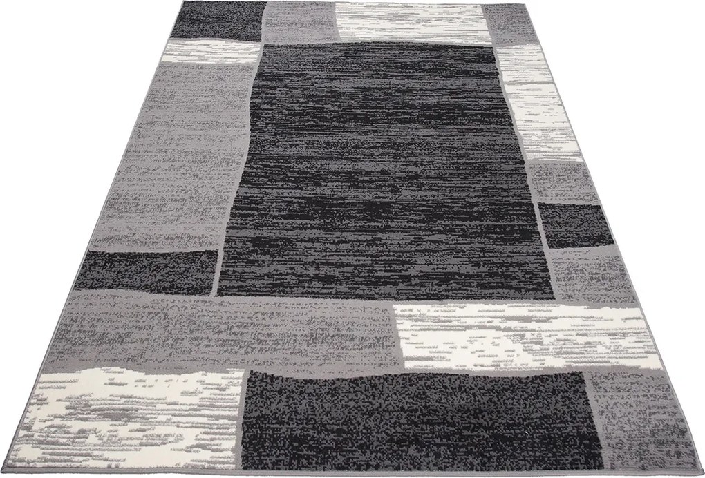 TA Koberec F454B DARK GRAY CHEAP PP CRM Sivý Obdĺžnikový Rozmer: 60x100 cm