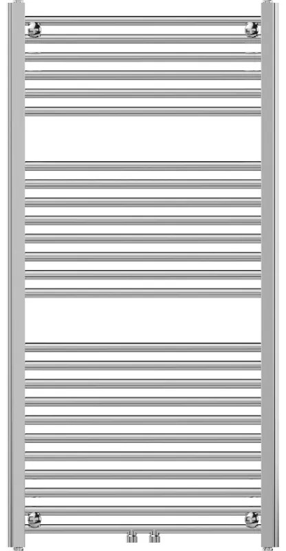Mexen Mars, vykurovacie teleso 1200x600 mm, 487 W, chrómová, W110-1200-600-00-01