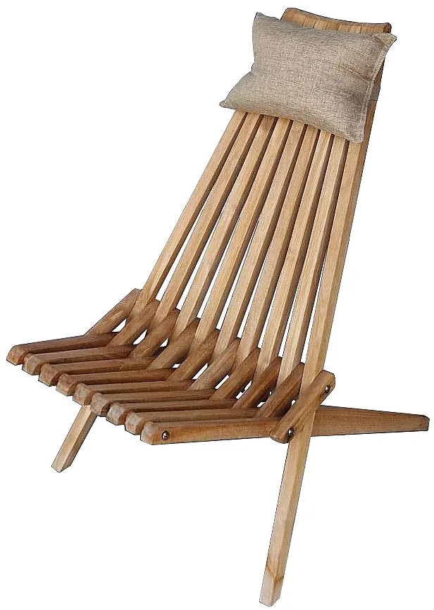 DEOKORK Záhradné relaxačné kreslo NIXON (teak)