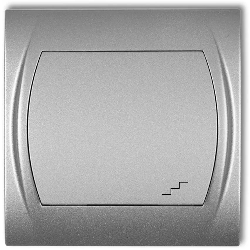 L 7LWP-3 Schodiskový vypínač strieborný