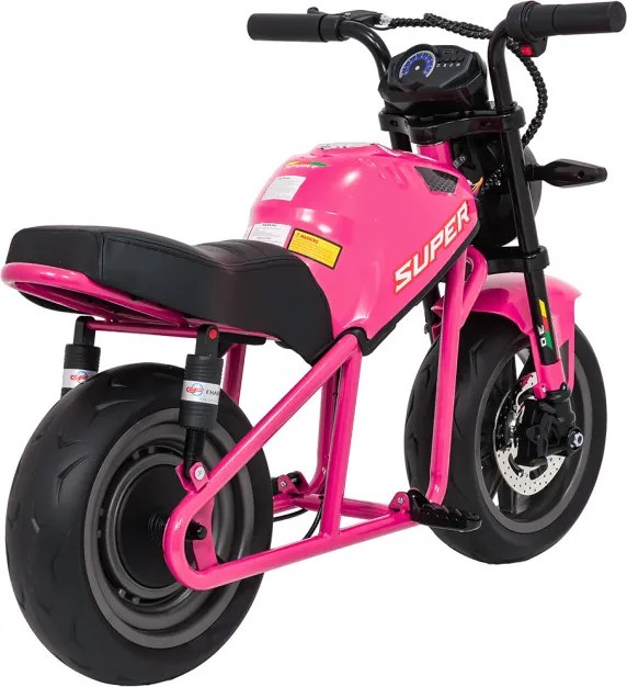 Elektrická motorka SUPERMOTO ružová