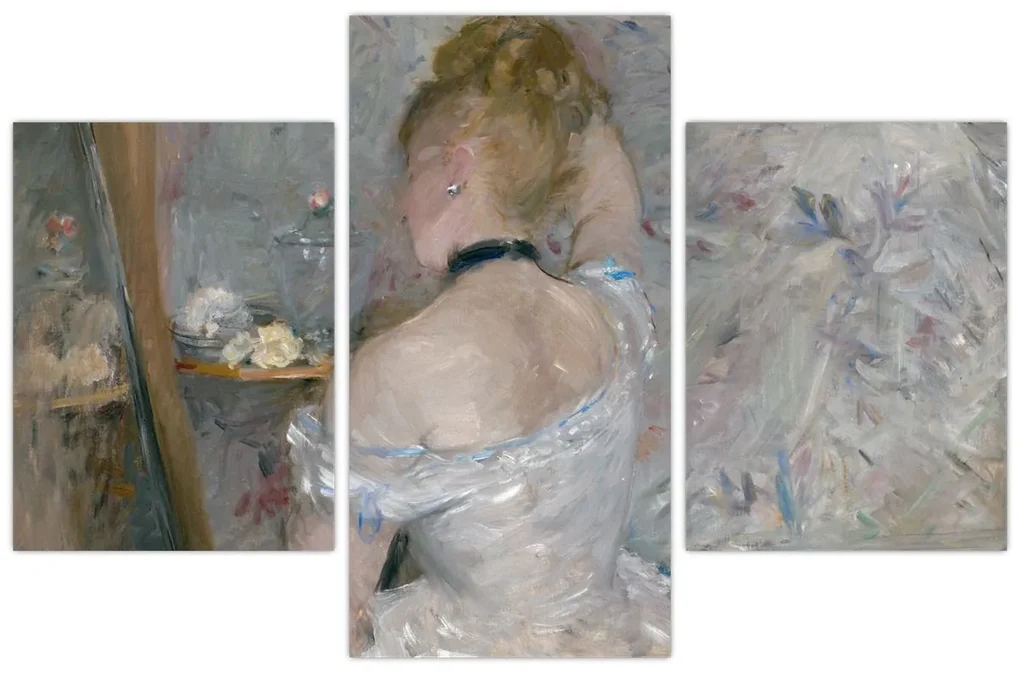 Obraz - Berthe Morisot, Woman at Her Toilette, reprodukcia (90x60 cm)