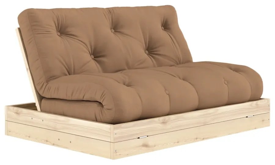 Hnedá rozkladacia pohovka 145 cm Flip – Karup Design