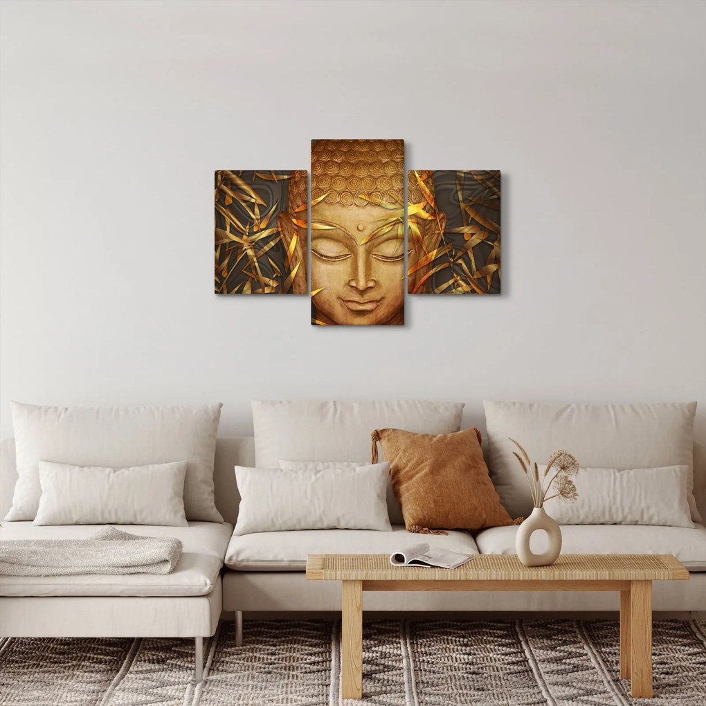 Obraz - Zlatý Budha (90x60 cm)