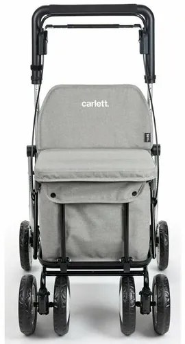 Carlett Senior Assist nákupná taška na​ kolieskach 38 l, svetlosivá