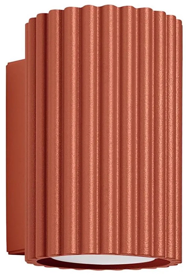 Sollux SL.1654 - Nástenné svietidlo KARBON 1xGU10/10W/230V červená