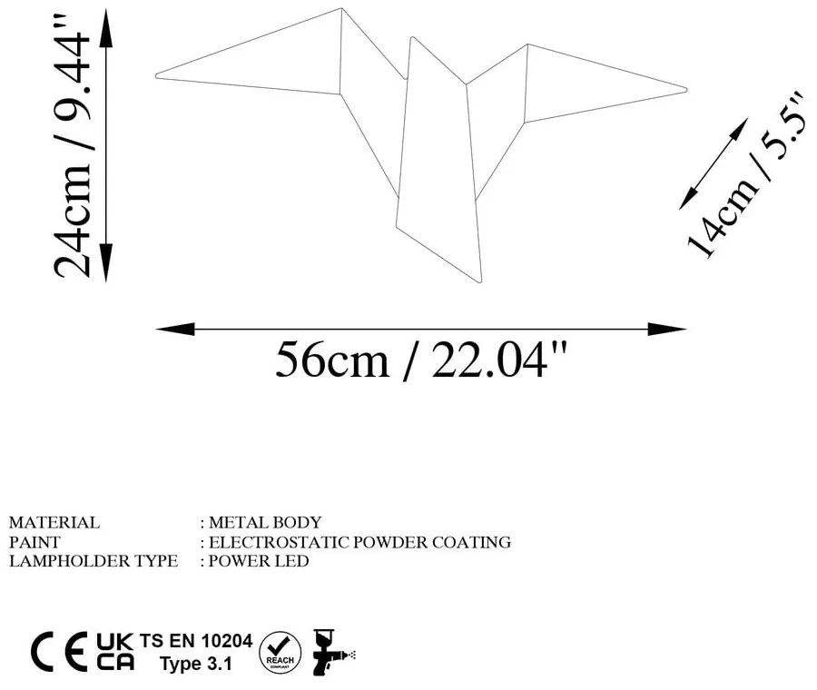 Biele LED nástenné svietidlo Pacali – Opviq lights