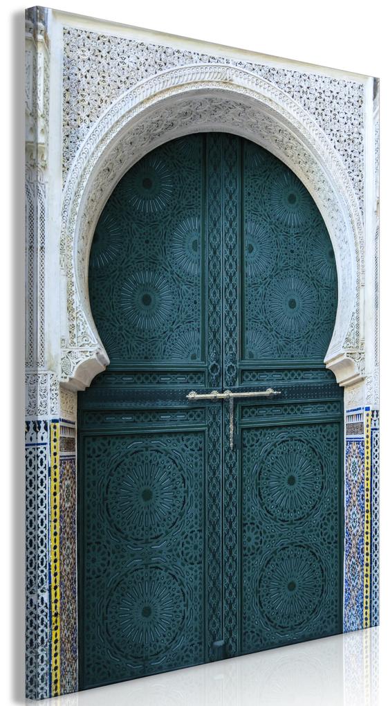 Artgeist Obraz - Ethnic Door (1 Part) Vertical Veľkosť: 40x60, Verzia: Na talianskom plátne