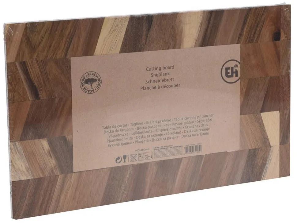 Excellent Houseware Doska na krájanie Wood, akácia, 42x28 cm