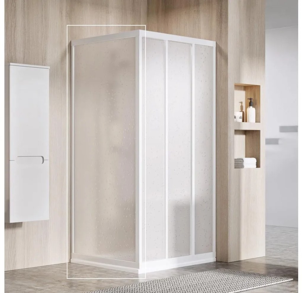 Ravak 940701R211 - Pevná sprchová zástena SUPERNOVA 90x198 cm biela