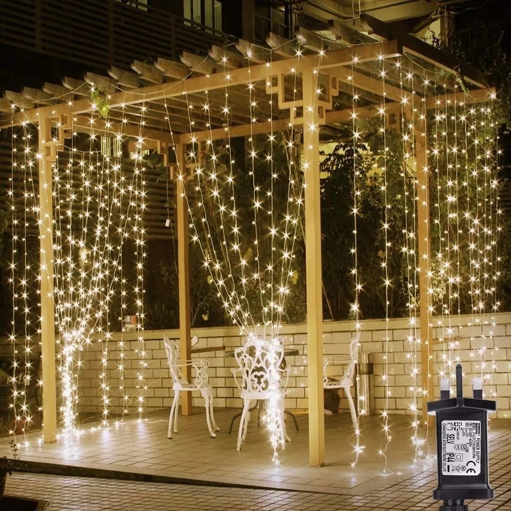 Světelný LED řetěz Kurty 300 cm teplá bílá