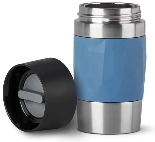 Tefal - Termohrnček 300 ml COMPACT MUG nerez/modrá
