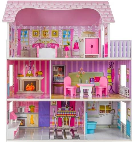 Drevený domček pre bábiky - vila, Kruzzel | 22018