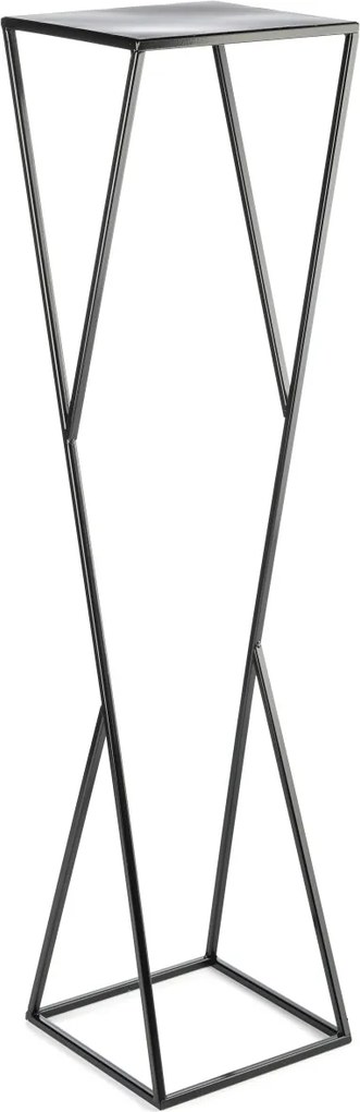 STOJAN NA KVETINÁČ LOFT3 100X24X24 CM ČIERNA