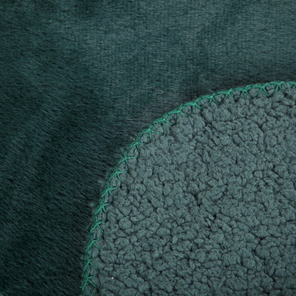EUROFIRANY PREHOZ NA POSTEĽ NINA 220X240 CM TMAVOZELENÝ