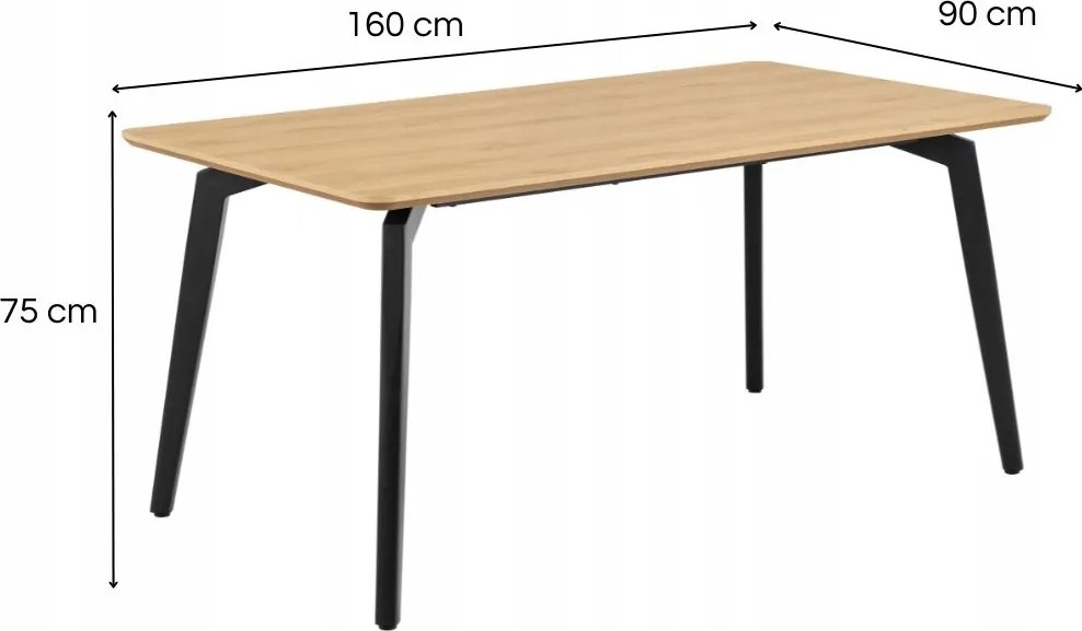 Jídelní set Cadiz béžový/dub přírodní