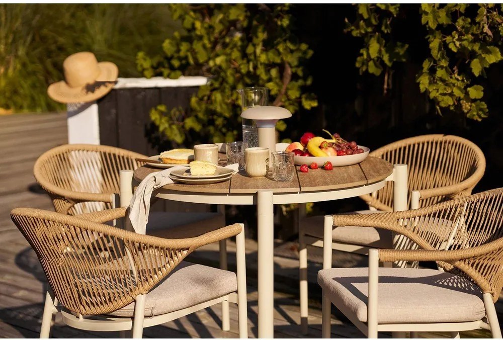 Béžové kameninové šálky v súprave 4 ks 360 ml Viola – House Nordic