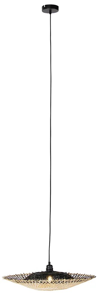 Orientálne závesné svietidlo bambus 50 cm - Rina