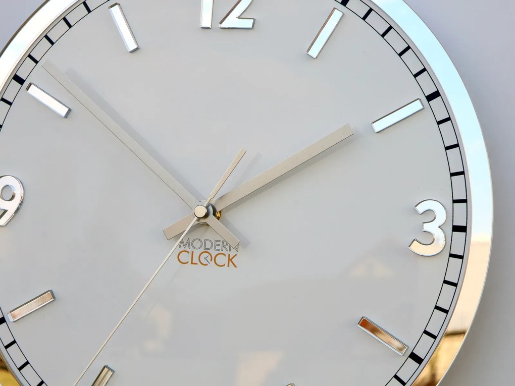 Nástěnné hodiny Solar 30 cm zrcadlové