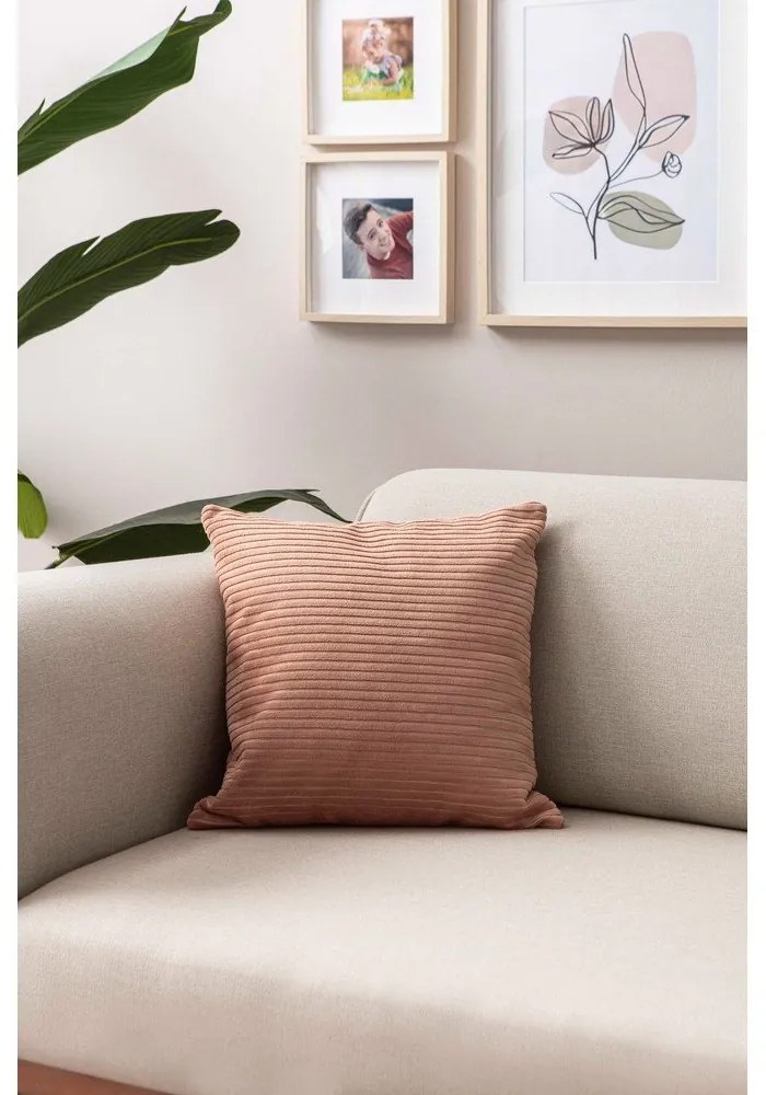 Menčestrové obliečky na vankúše v súprave 2 ks 43x43 cm – Mioli Decor