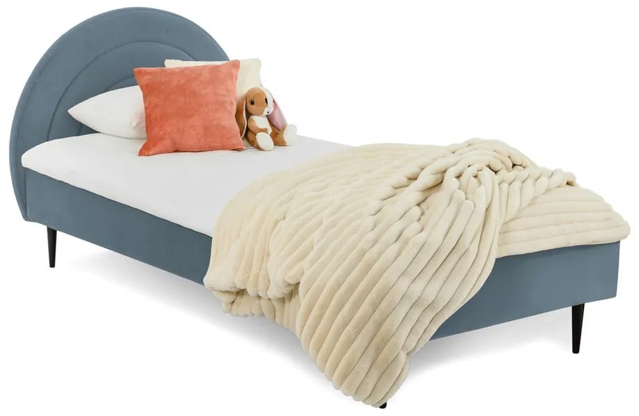 Modrá detská posteľ 90x200 cm Rainbow – Scandic