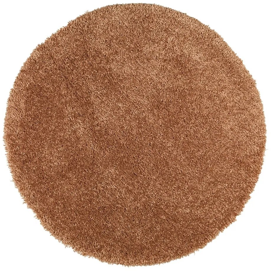 Hnedý koberec Universal Aqua Liso, ø 80 cm