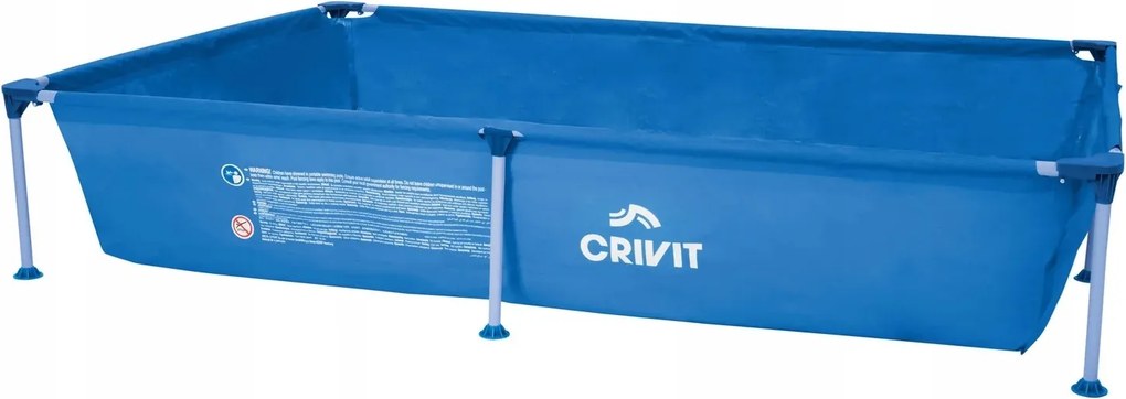 Obdĺžnikový roštový bazén Crivit 228 x 159 cm