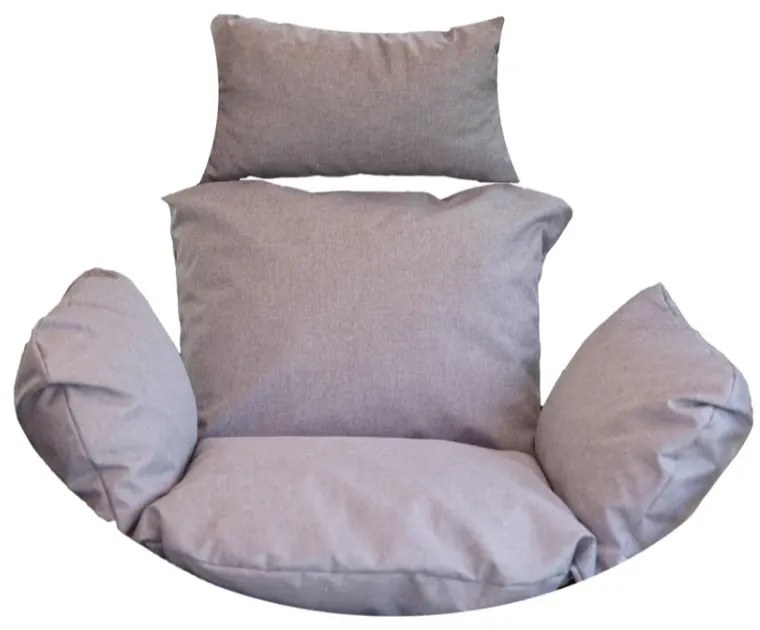 Vankúš na závesné hojdacie kreslo - svetlosivý