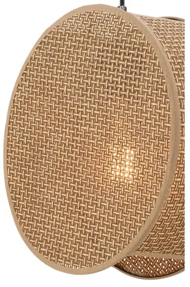 Závesný luster na lanku BIG DRUM 1xE27/60W/230V hnedý