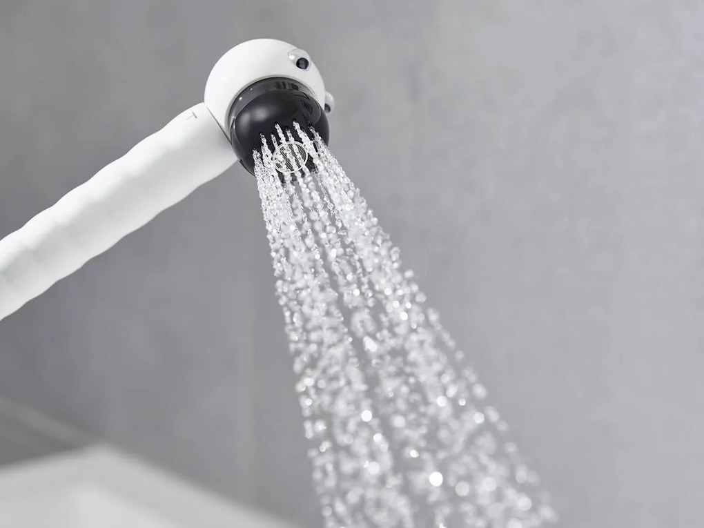 Hansgrohe Jocolino, detská sprcha Jocolino zebra, 2jet, biela matná, HAN-28787640