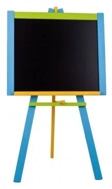 Tabuľa stojanová modrá sololit drevená 100x56cm v krabici 57x101x6,5cm