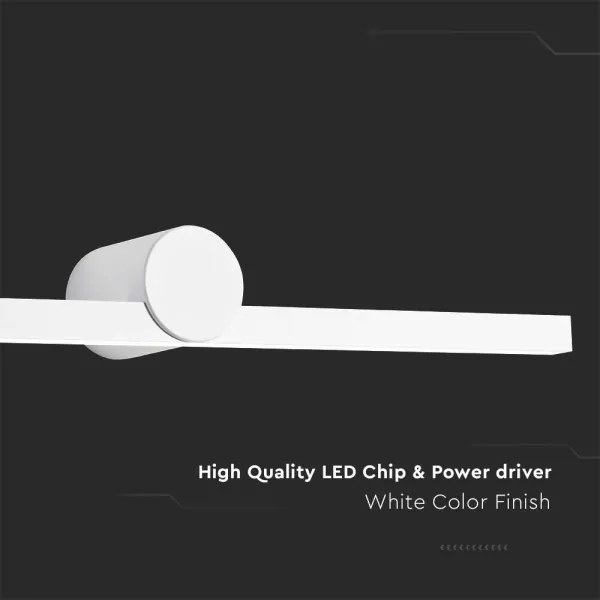 LED osvetlenie zrkadla do kúpeľne LED/10W/230V 3000K IP65 biela