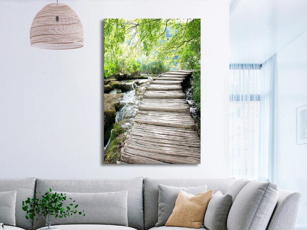 Artgeist Obraz - Charming Path (1 Part) Vertical Veľkosť: 40x60, Verzia: Premium Print
