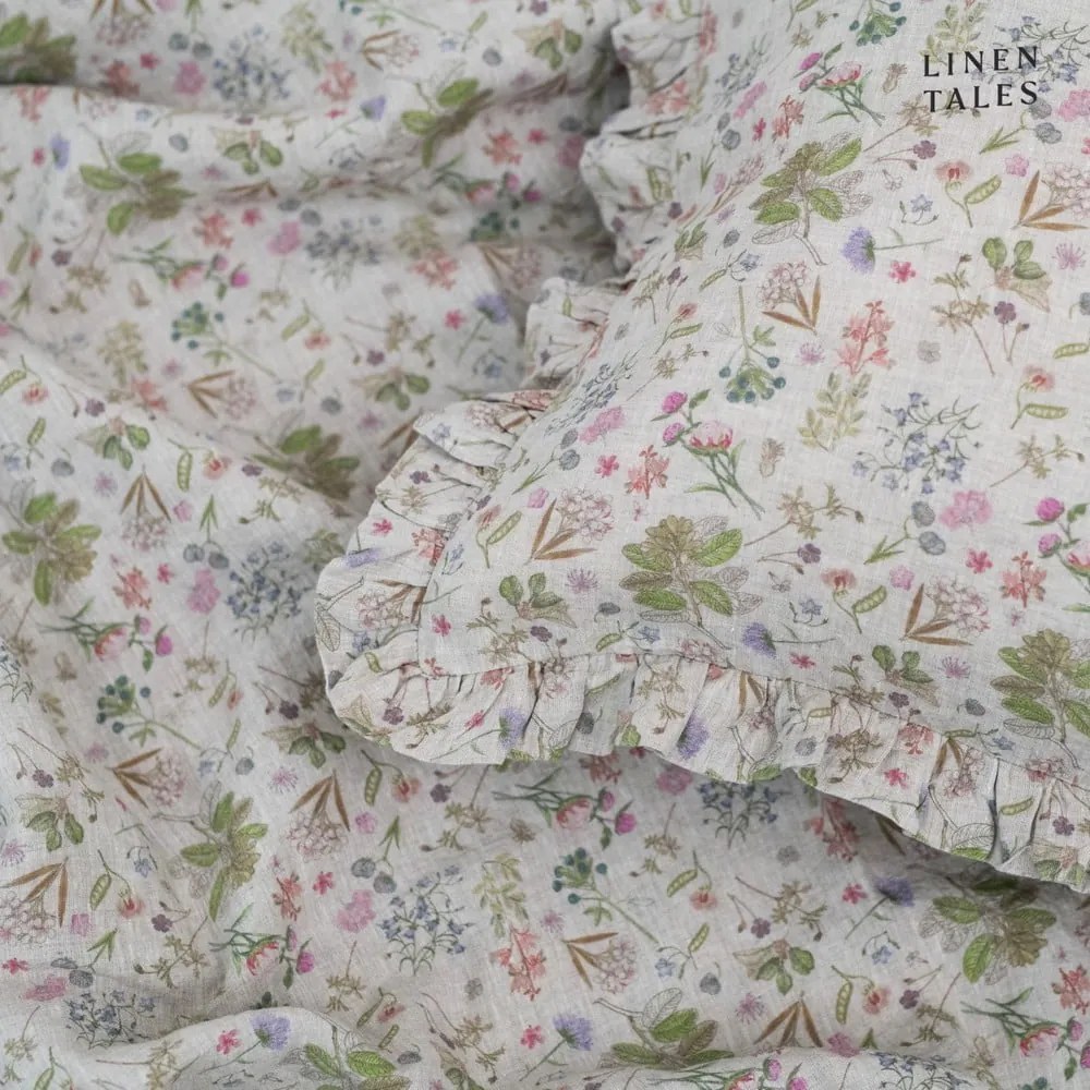 Ľanová obliečka na vankúš 40x40 cm Botany 2 – Linen Tales