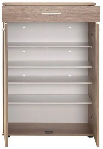 Skrinka na topánky 108x73 cm hnedá