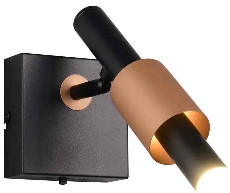 Čierne/v bronzovej farbe LED bodové svietidlo 20,5x10 cm Ikaris – Trio Select