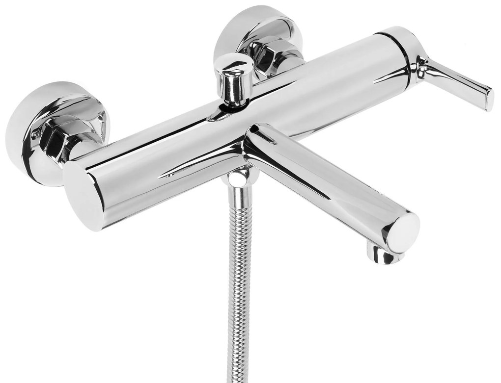 Rea Pixel, vaňová batéria s ručnou sprchovou súpravou, chrómová, REA-B4525