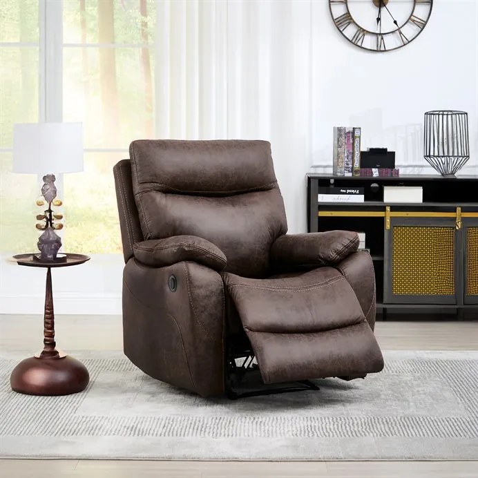 Elektricky polohovateľné kreslo TV-4094 BROWN