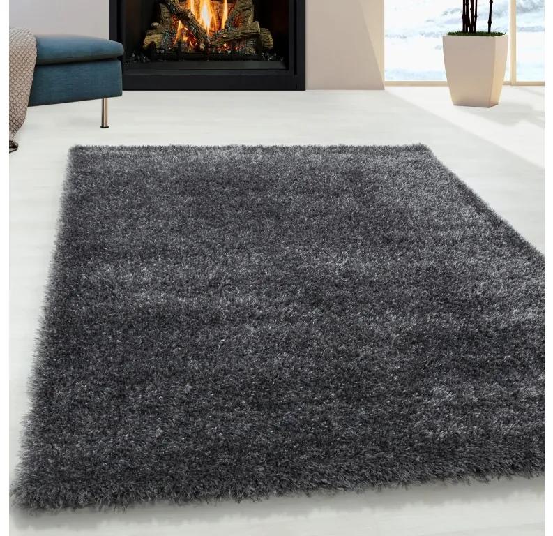 Ayyildiz Kusový koberec BRILLIANT 4200, Sivá Rozmer koberca: 280 x 370 cm