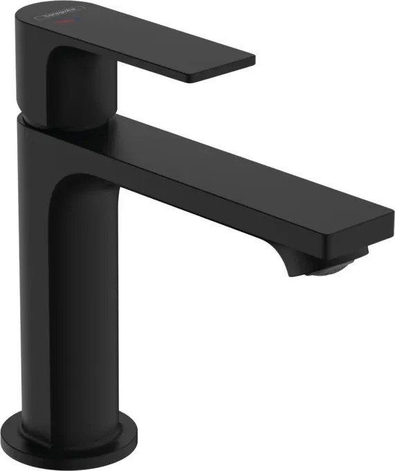 Hansgrohe Rebris E, umývadlová batéria 110 s odtokovou súpravou s tiahlom, CoolStart, čierna matná, HAN-72559670