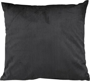Dekoračný vankúš Cordia 45x45 cm, antracitový%