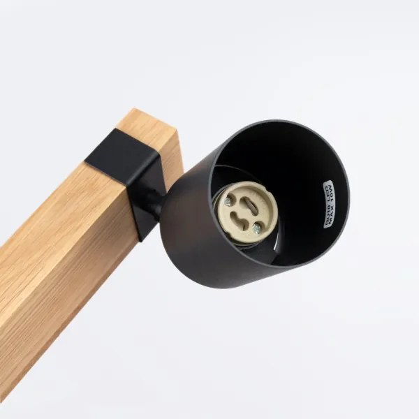 Sollux SL.1344 - Bodové svietidlo FAGER 2xGU10/10W/230V čierna