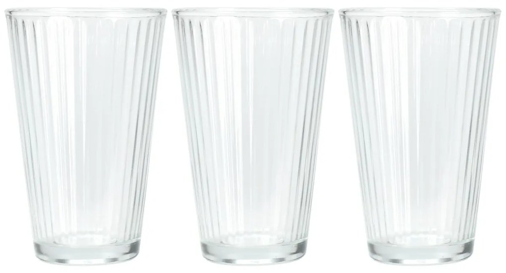 EH Súprava pohárov Stripes 3 ks, 300 ml