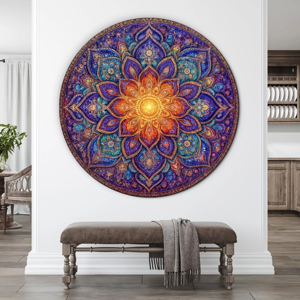 DUBLEZ | Drevený obraz - Mandala Magic | UV potlač, Premium