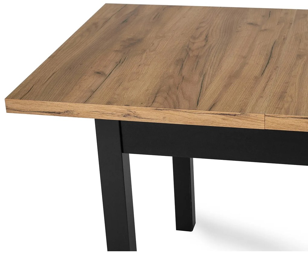 JAKS Rozkladací stôl Skubi 120-160 cm dub Craft