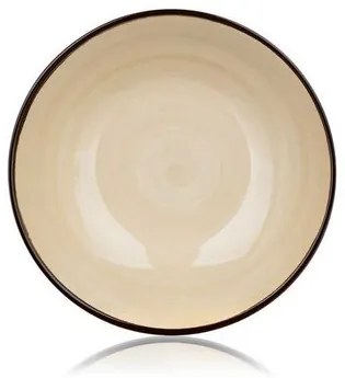Banquet Tanier hlboký PALAS, 18 cm, krémová