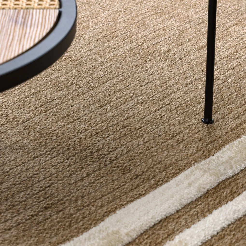 Dywany Łuszczów, Kusový koberec Spark 0687A beige/cream, 200x290, béžová, chodba / predsieň