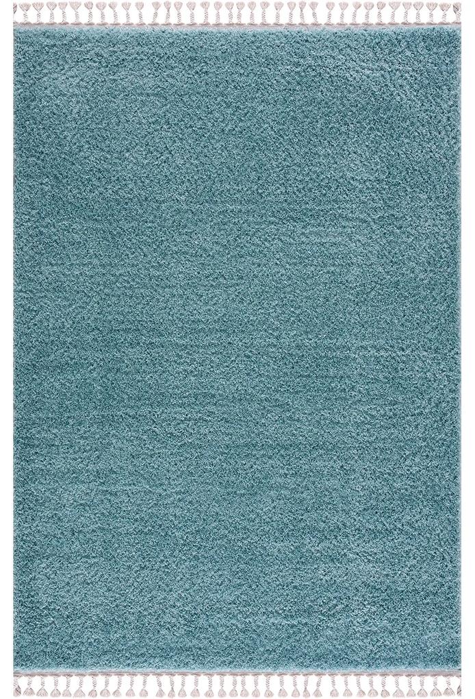 Dekorstudio Jednofarebný shaggy koberec PULPY svetlo modrý Rozmer koberca: 160x230cm