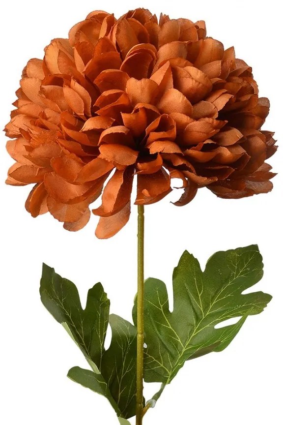 Dekorácia umelá kvetina s hnedým kvetom - 15*15*80 cm