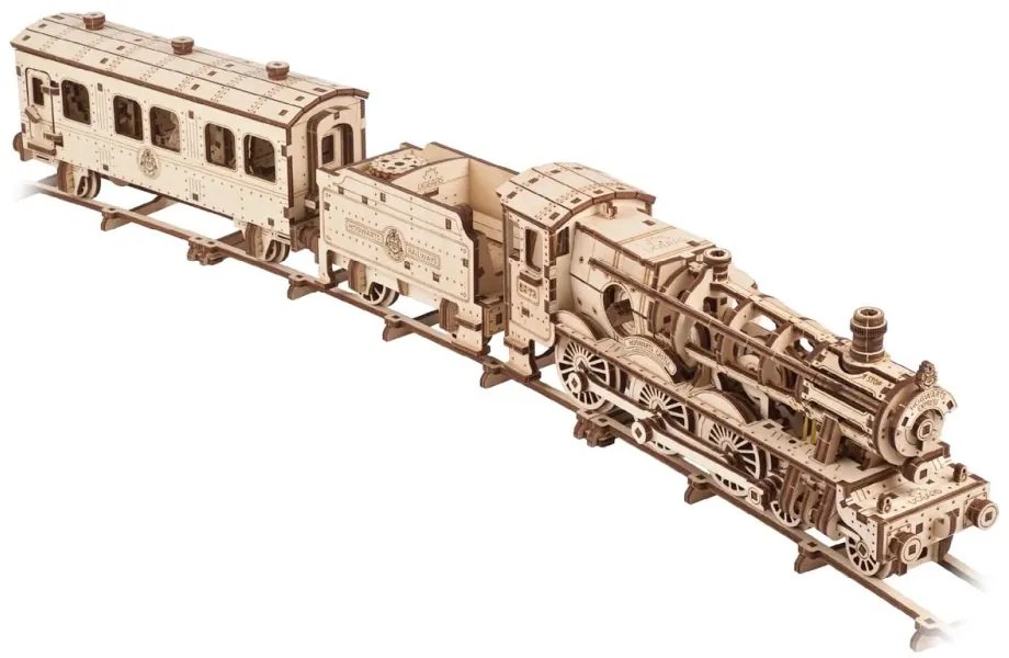Ugears 3D mechanické puzzle Harry Potter Rokfortský expres 504 ks